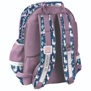 Školský batoh Lama modro-fialový-8